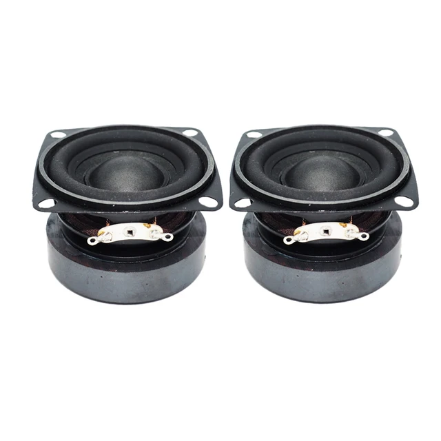 2Pcs Audio 53mm Portable Speakers 2 Inch Full Range 4 Ohm 15 W Loudspeaker DIY Sound Mini Subwoofer For BT Speaker Home Theater