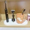 Bathroom Vanity Tray  Silicone Bathroom Trays for Counter, Decor Soap Dispenser Countertop Tray for Kitchen Sink Organization 5