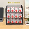 Office File Organizer Capacity Metal Mesh Desk Organizer with Three Layer Design Multifunctional File Holder Paper Storage Rack 6