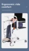 Easy Operate Manual Patient Lift Transfer Chair Bath Stool  Disabled Elderly Moving Chair Toilet 6