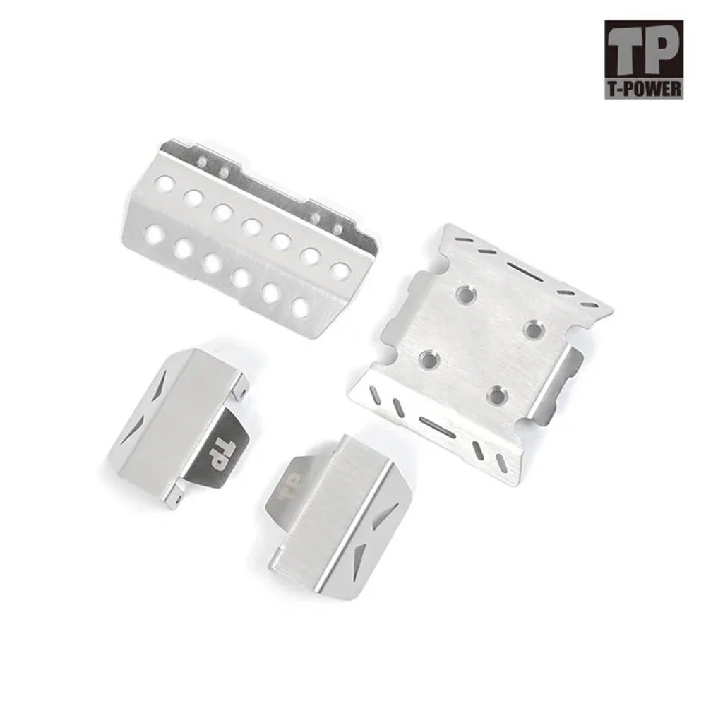 T-POWER RC Car 1/8 H8H Modified and Upgraded Parts Protective Plate Metal Armor Chassis Armor Accessories TP-E0101306