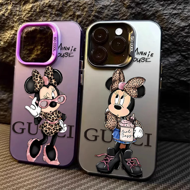 รูปสินค้า เคสไอโฟนลายมินนี่เมาส์น่ารัก ป้องกันการตก กระชับมือ