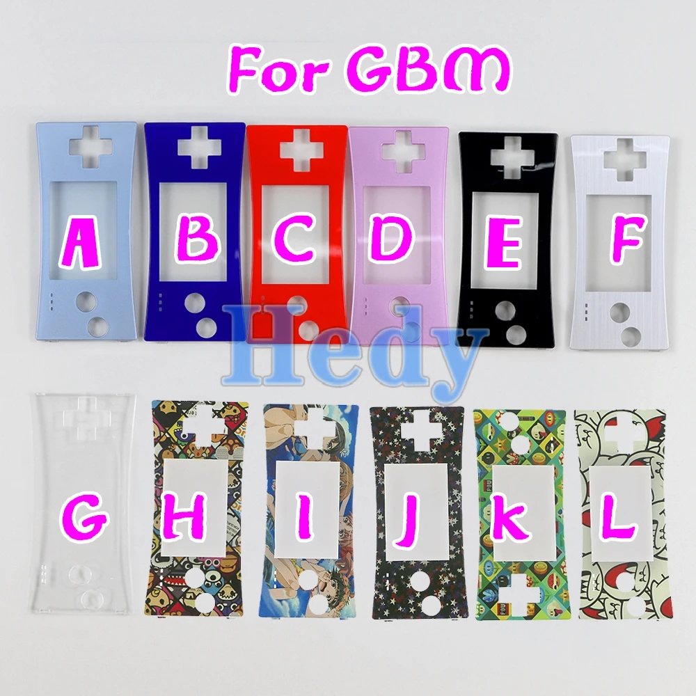 Frente Shell Faceplate para Gameboy Micro Substituição Case Cover Panel Reparação Protetora Gbm 1pc