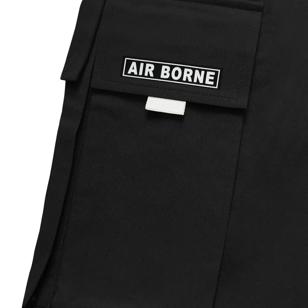 Description Picture 6 of itemMen Cargo Trousers Stylish Men's Cargo Pants with Multiple Pockets Elastic Waistband Drawstring Closure for Comfortable Casual