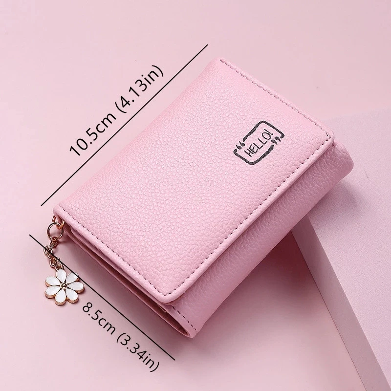 Leather Small Wallets Women Luxury Brand Design Splicing Short Wallet  Purses Female Short Coin Zipper Purse Credit Card Holder - AliExpress