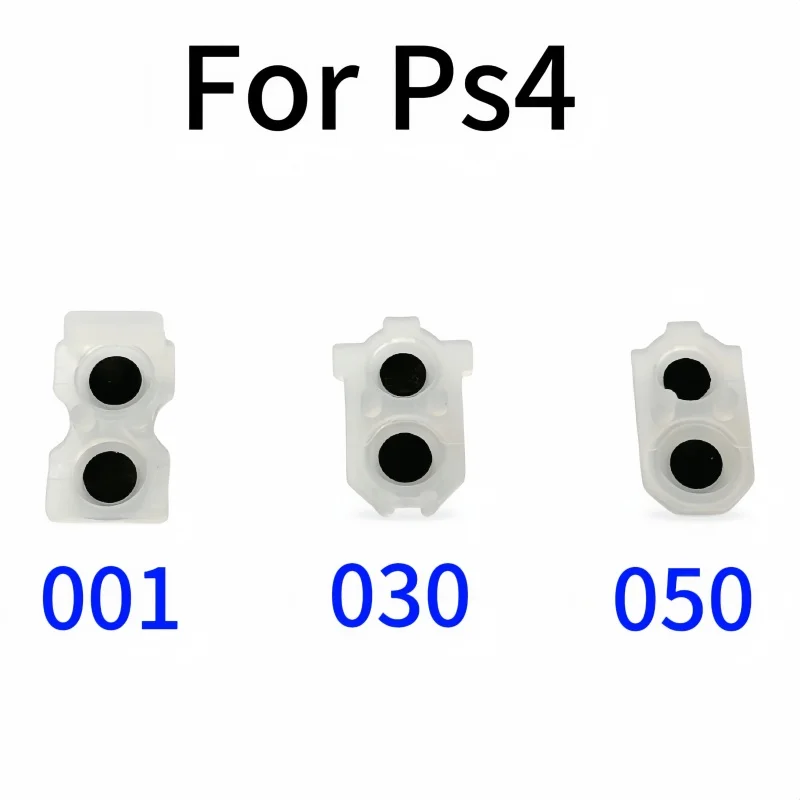 50-Pack Silicone Conductive Rubber Pads