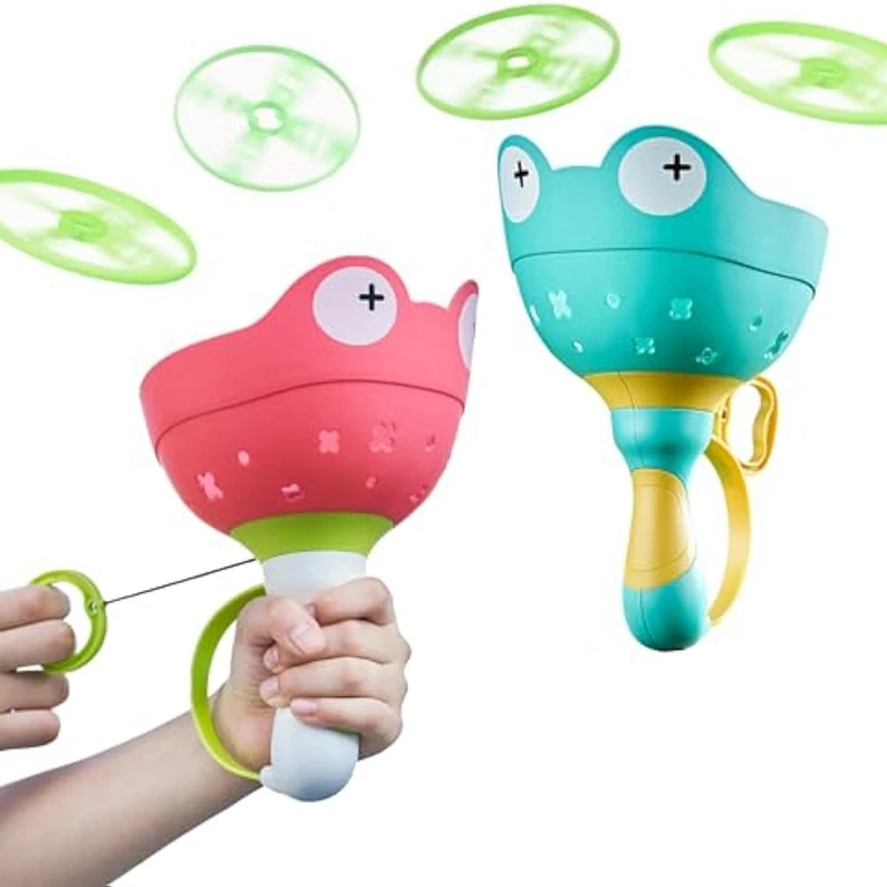 ABJA-Launcher Set, Outdoor Spring Game, Safe And Fun Yard Toy, Promotes Active Play For Children