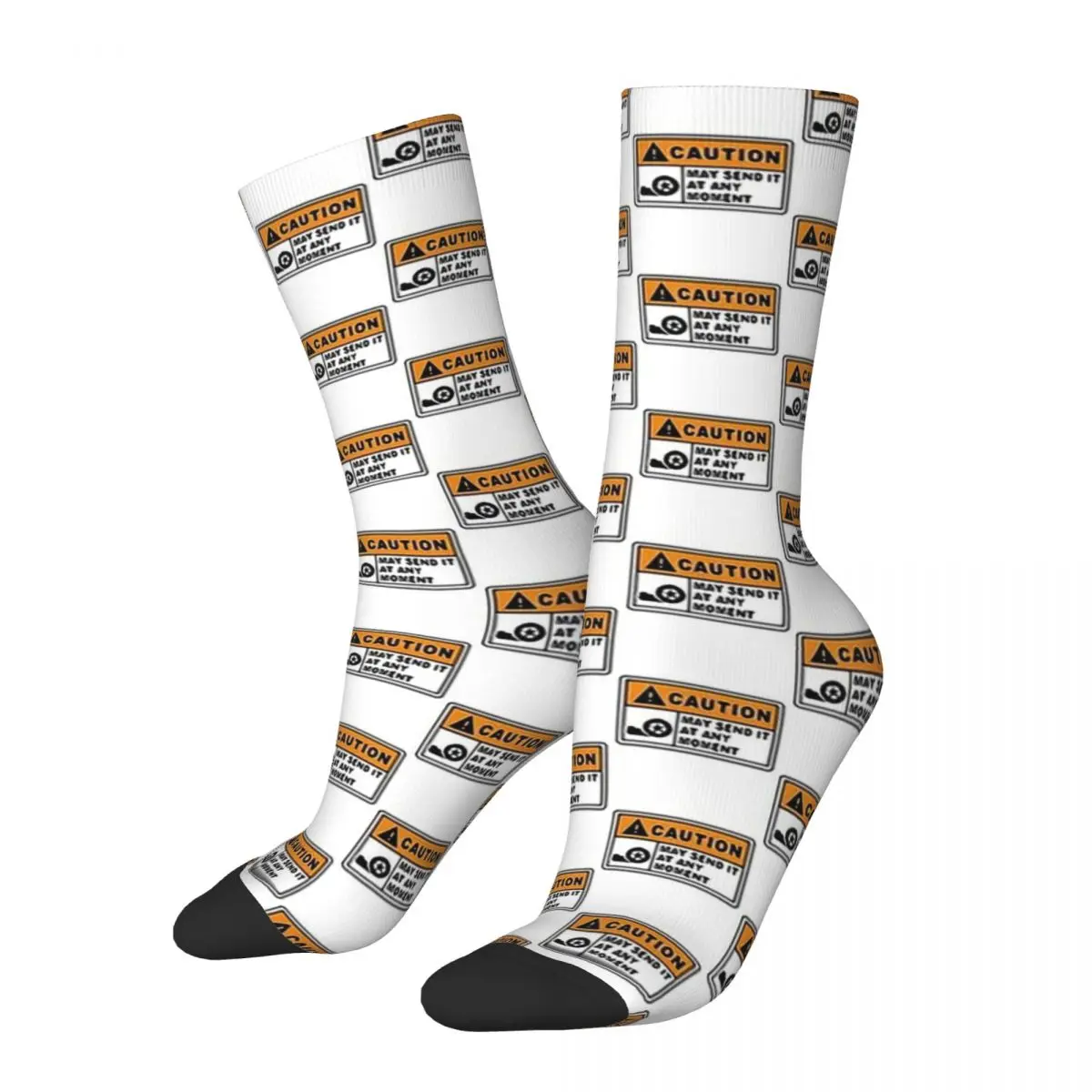 Attenzione-Può Inviare In Qualsiasi Momento Forza Horizon 5 Calzini Invernali Unisex Ciclismo Happy Socks Street Style Crazy Sock