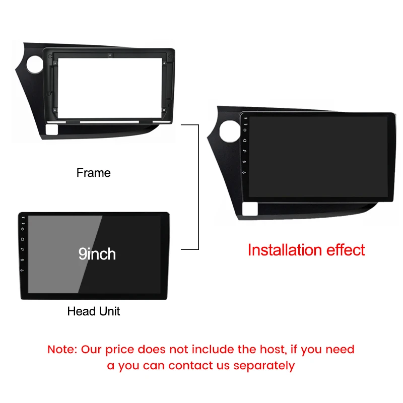 9 2 Din    , Honda Insight 2009-2014 Fascia ׷ г    Canbus ̺  ׵θ