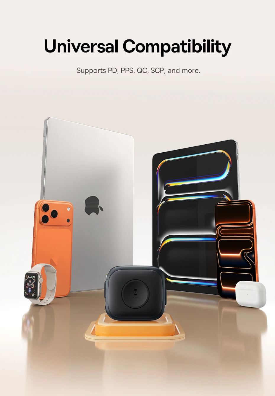 Baseus 100W Retractable USB-C Cable with Apple Watch Charger