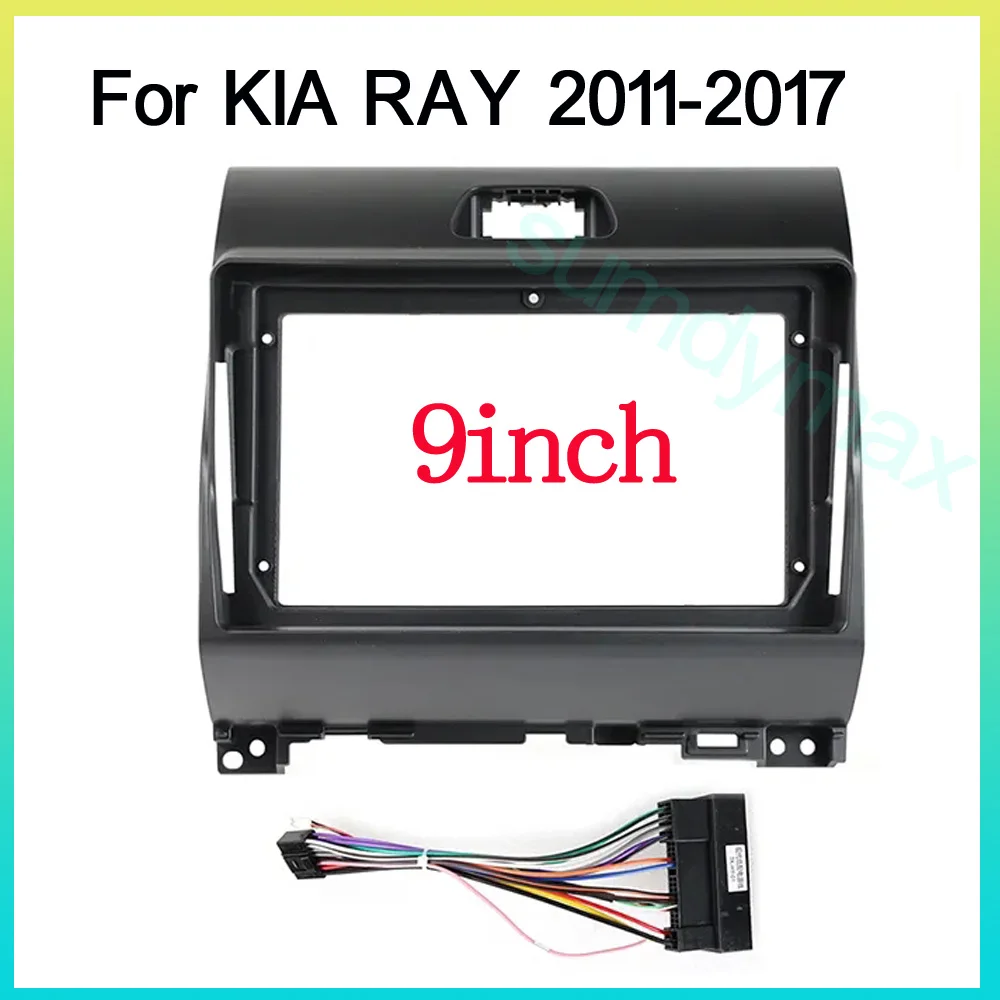 

9inch big screen 2 Din android Car Radio Fascia Frame for KIA RAY 2011-2017 car panel Dash Mount Kit