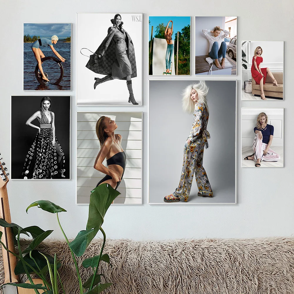 

Karlie Elizabeth Kloss Star Sexy Poster Model Art Print Wall Picture Bedroom Home Decor Canvas Painting