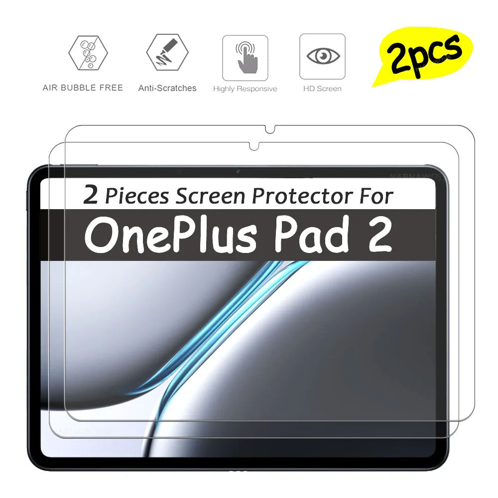 Ultra Clear Scratch-Proof Tempered Glass Screen Protector - 2 Pack