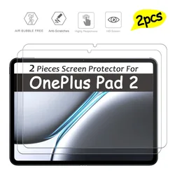 Ultra Clear Scratch-Proof Tempered Glass Screen Protector - 2 Pack (2P OnePlus Pad 2)