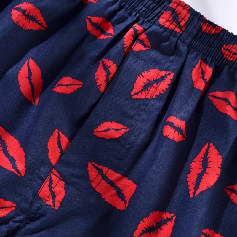 5PCS Print Boxer Shorts Men's Panties Male Briefs High Quality Underwear Breathable Boxers Man Elastic Panties Casual Underpants