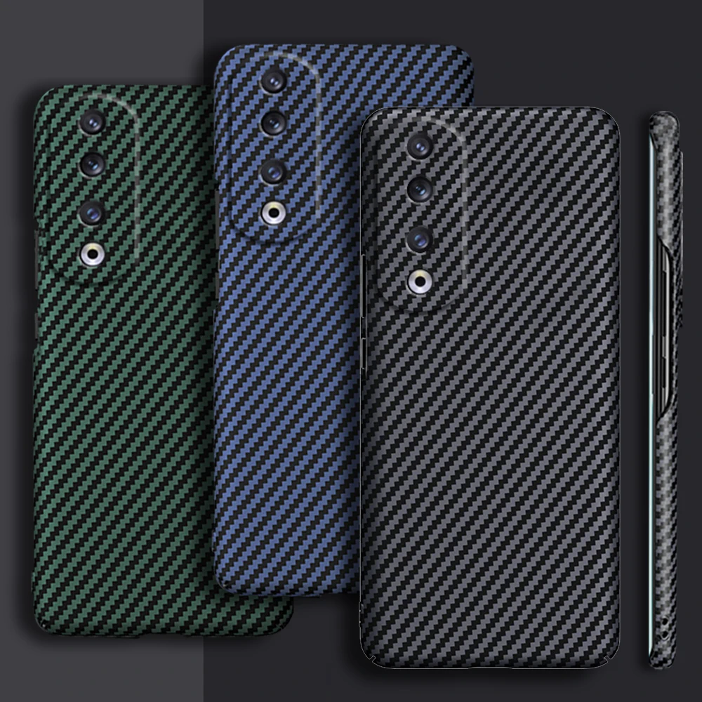 Genuine Carbon fiber Phone Case for Huawei Honor 90 Pro Honor90 Ultra-Thin and Lightweight Rugged Protective Hard Cover Case 2