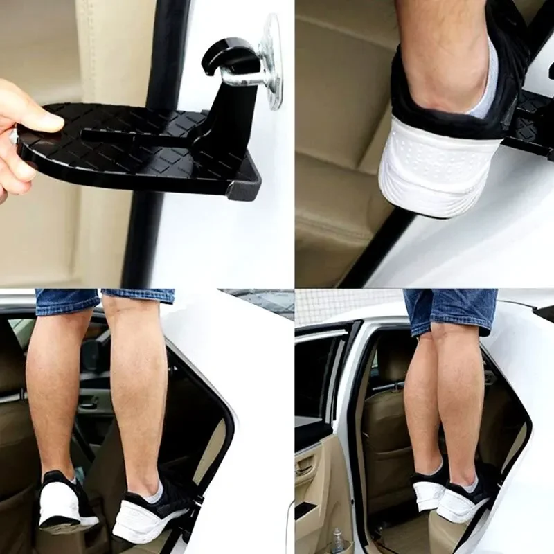 Multi-function Outdoor Car Door Lock Latch Summit Pedal Climbing Roof Folding Pedal Off-road Summit car accessories car pedals car roof rack step