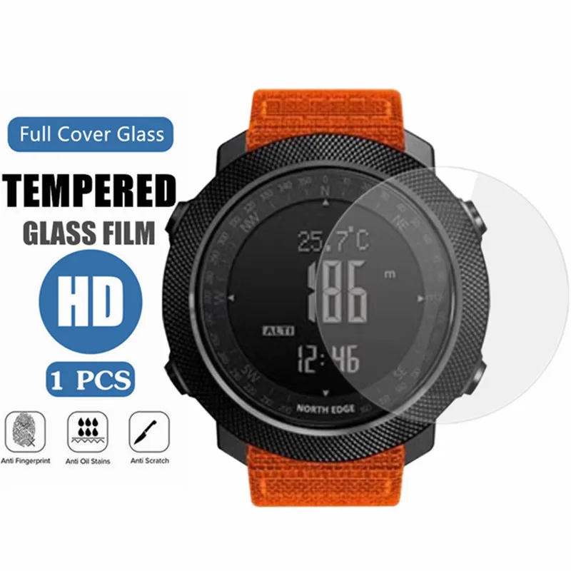 

Watch Tempered Screen Cover Glass For NORTH EDGE AP GAVIA2 AQUA Scratch Proof / Anti Finger Print Toughened Protective Film