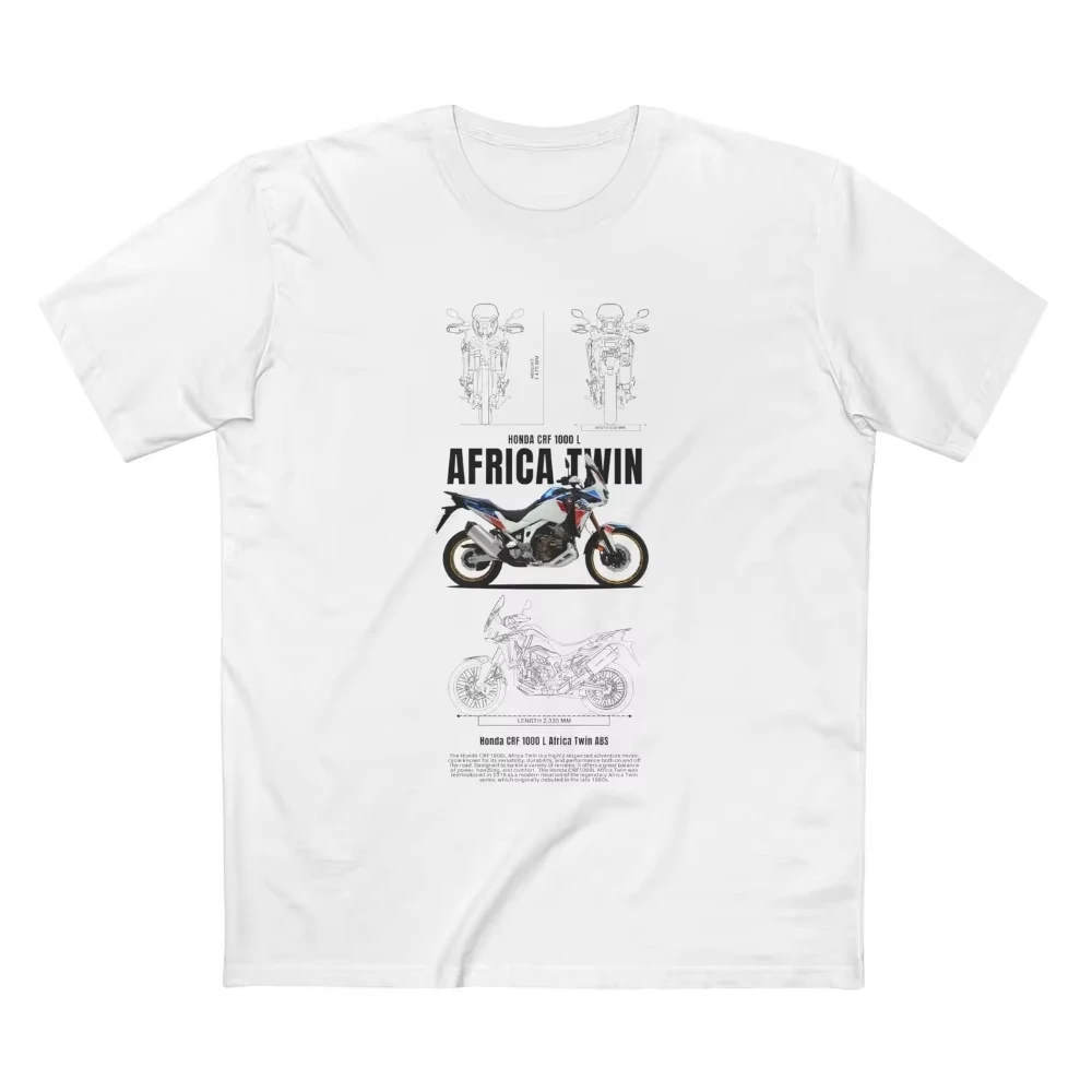 혼다 2026 신상 남녀 공용 티셔츠 CRF 1000 L 아프리카 트윈 ABS 여름 면 셔츠 봄 가을 오토바이 상의