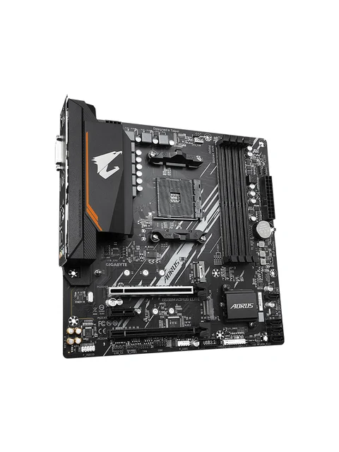 AMD Ryzen 7 5700X R7 5700X CPU + GIGABYTE GA B550M AORUS ELITE Motherboard Suit Socket AM4 All new but without cooler 4