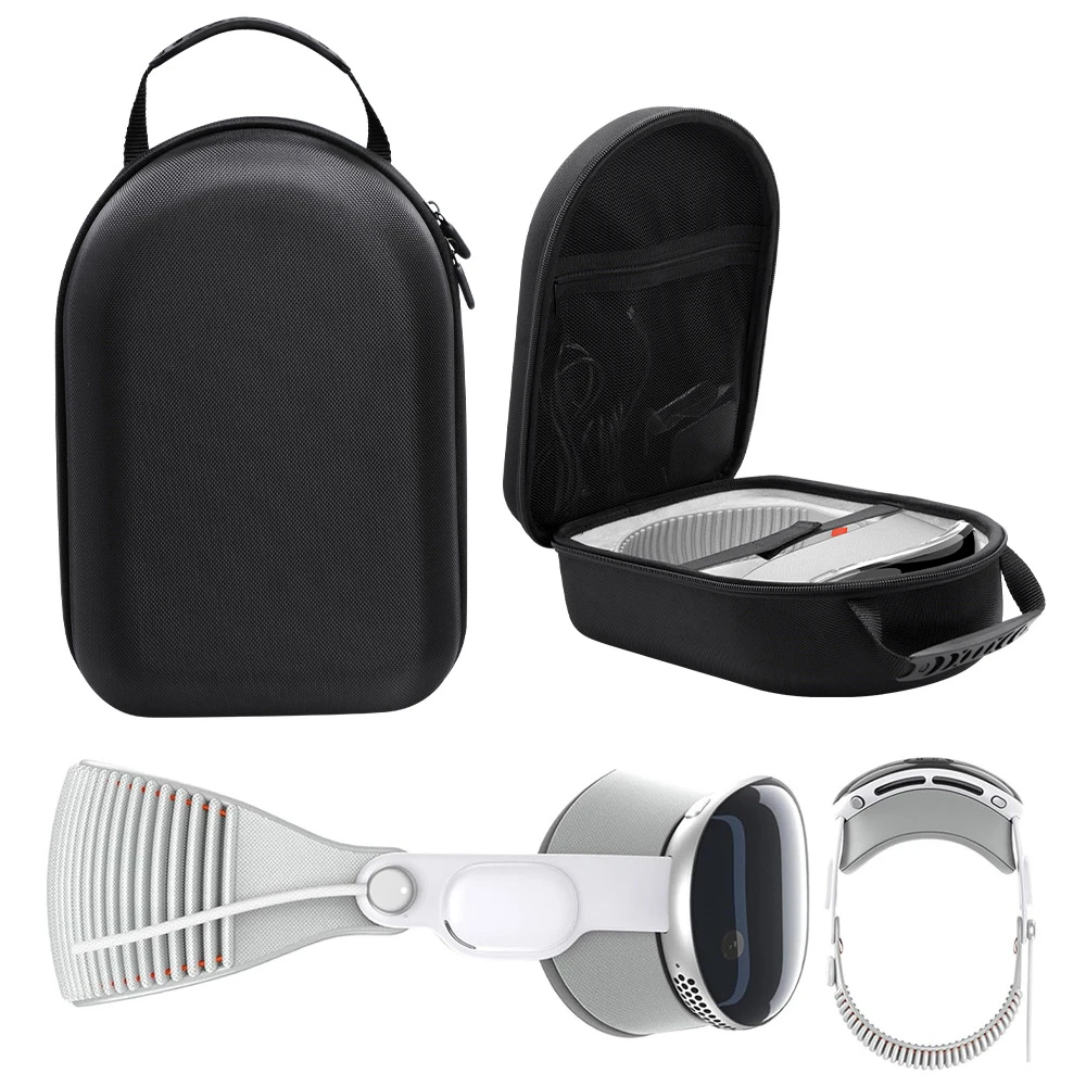

For Vision Pro Storage Bag MR VR Headset EVA Storage Bag Handheld Hard Case