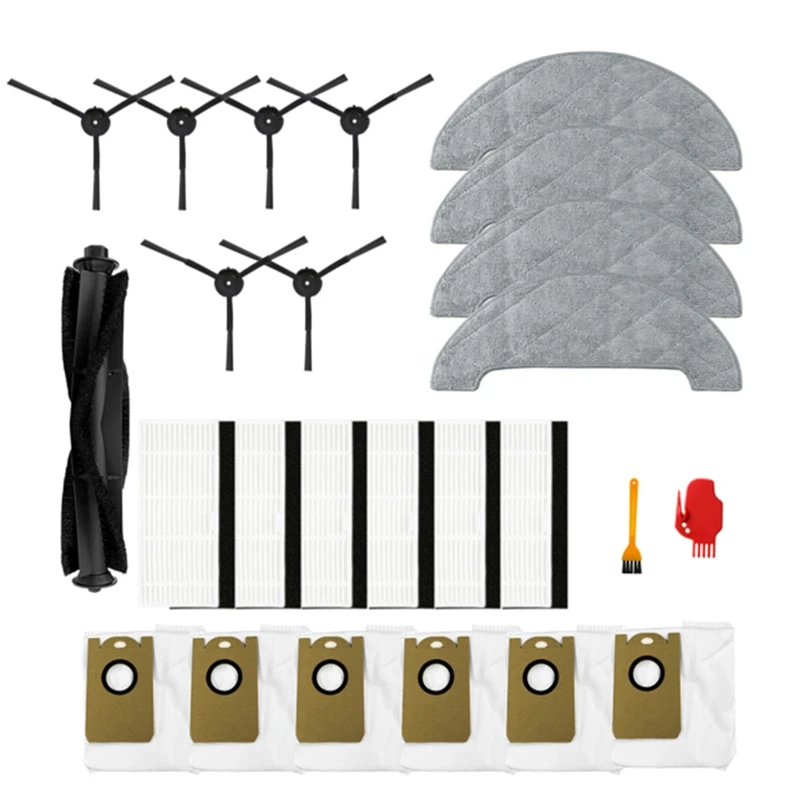 

Для Xiaomi Viomi S9 основная боковая щетка Hepa фильтр мешок для пыли насадка на швабру робот-пылесос аксессуары комплекты запасных частей