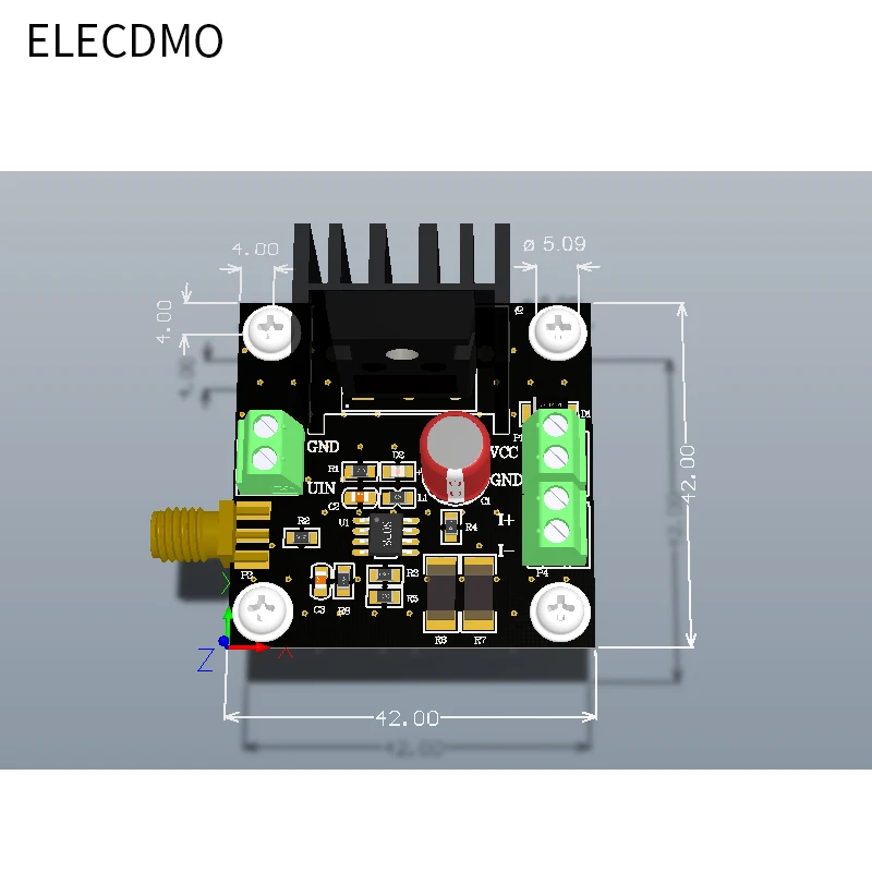 Voltage Controlled Constant Current Source Module High Power Current Source High