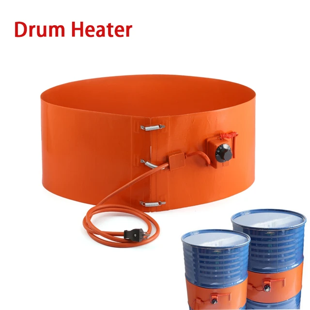 200L Electric Oil Drum Silicone Rubber Heating Belt DIY Heater Metal Barrel  Oil Gas Tank Barrel Heater Knob Temperature Control - AliExpress