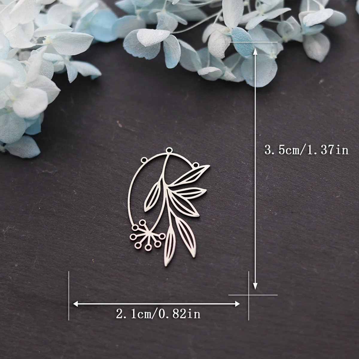 3pcs Fern Plant Leaves Charms DIY Vintage Earrings Necklace Handmade  Stainless Steel Pendant for Jewelry Making Leaf Accessories - AliExpress