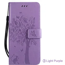 Premium Flip PU Leather Wallet Phone Case - Stylish Protective Cover for Samsung A52S 5G (G2-Light Purple)