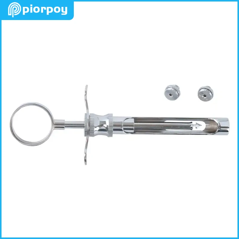 PIORPOY1PcDentalInstrumentSyringeWithHeadStainlessSteel