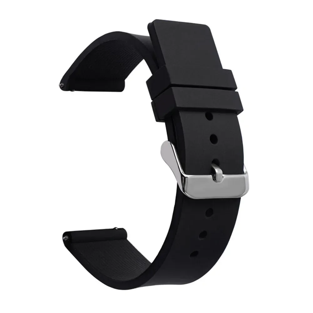 Premium Soft Rubber Silicone Universal Quick Release Watch Band Accessories