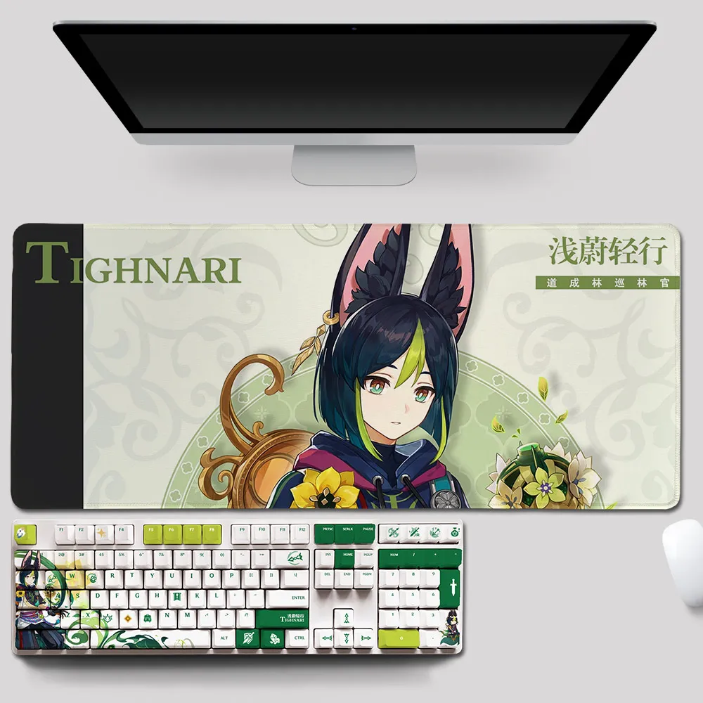 

Tighnari 108 Key Cap Genshin Impact PBT DYE Sublimation OEM MX Cross Axis Switch Keycap Mechanical Keyboard Game Gaming Gift