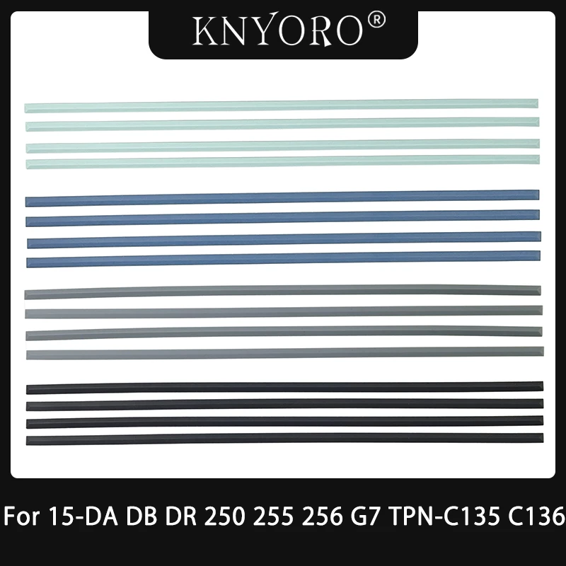 2 Pezzi Nuove Strisce Per Piedini In Gomma Per Laptop Per Hp 15-Da Db Dr 250 G7 255 256 G7 Tpn-C135 C136 Accessori Per Piedi Inferiori Per Notebook Fa