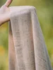 Cortinas semisombreadas de algodón y lino grueso de estilo japonés para dormitorios, salas de estar y cortinas