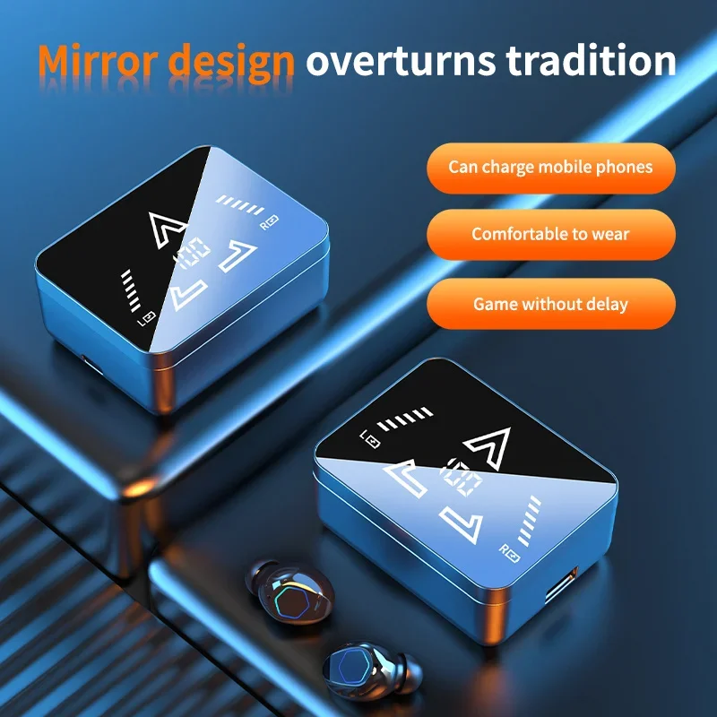 M48Pro AI Translator Earbuds Real-Time Translators Headphones 144 Languages Voice Translator Wireless Bluetooth Headset With Mic translator earbuds translator earphones translation headset