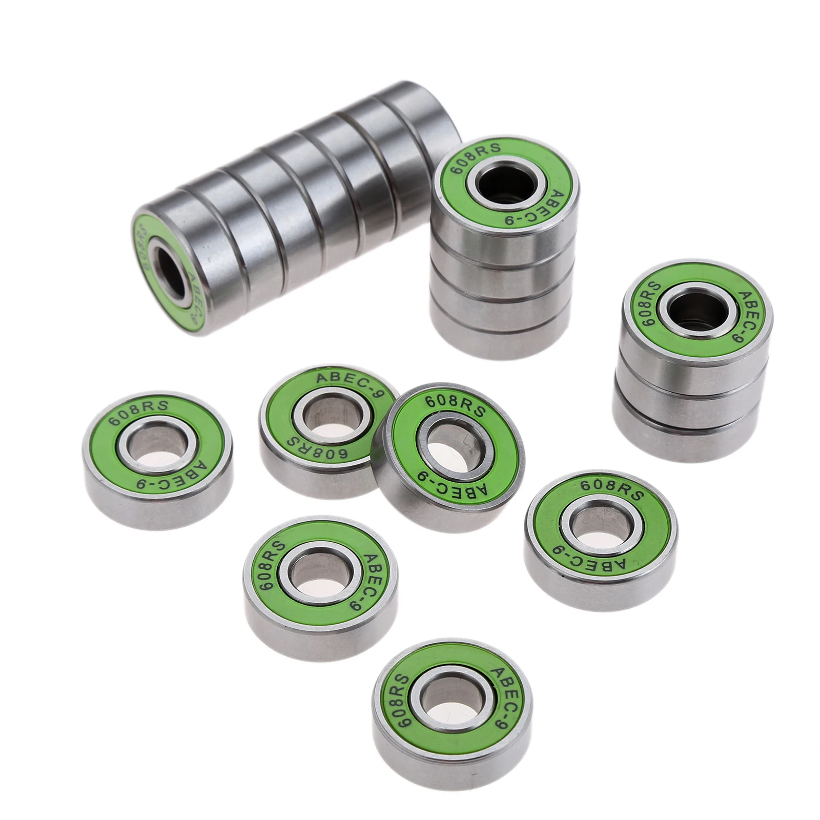 Cuscinetto Ruota Anteriore 4 Cuscinetti A Sfera 608RS - Per Skateboard, Pattini E Scooter In Acciaio Al Carbonio Pattine Per Casa