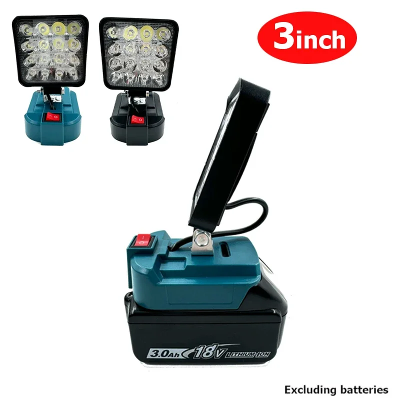 Led Light Work led flashlight led lights led work light work light For Makita Battery Portable Spotlight Cordless Outdoor Work Fishing Handheld Emergency ToolLight 3In Flashlight