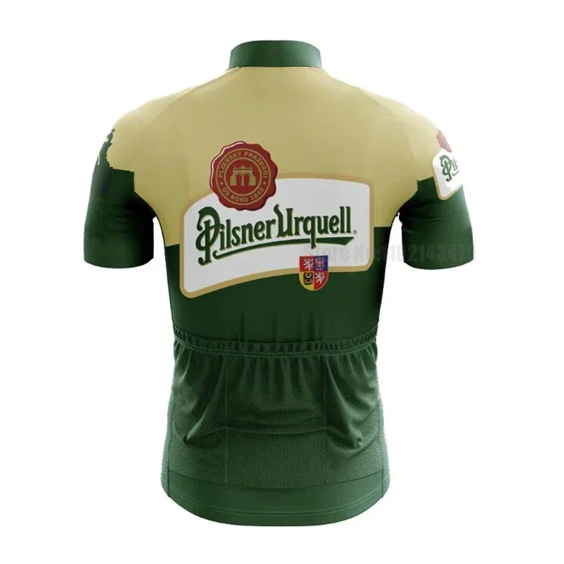 Pilsner Urquell Cycling Jersey Set Men Beer Bike Jersey Bib Shorts Ropa Ciclismo Hombre Triathlon 5