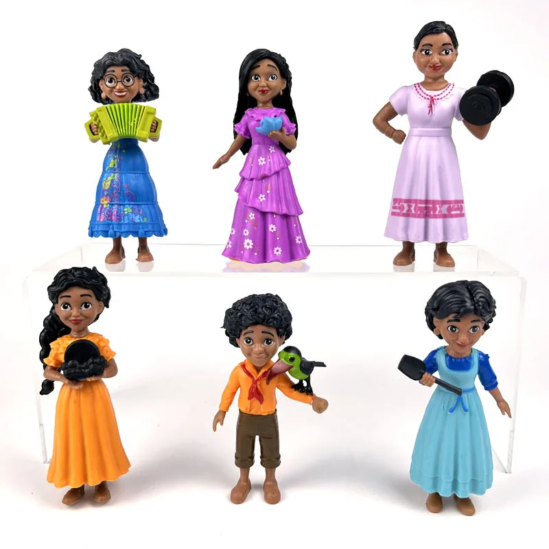 6 Pz/Set Disney Anime Movie Encanto Figure Model Toy Dolls Set Cartoon Doll Decorazioni Per La Casa Figurine Regalo