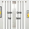 Exclusive Custom Curtains Any Size Picture Can Be Customized Digital Printing Thin Curtains 1