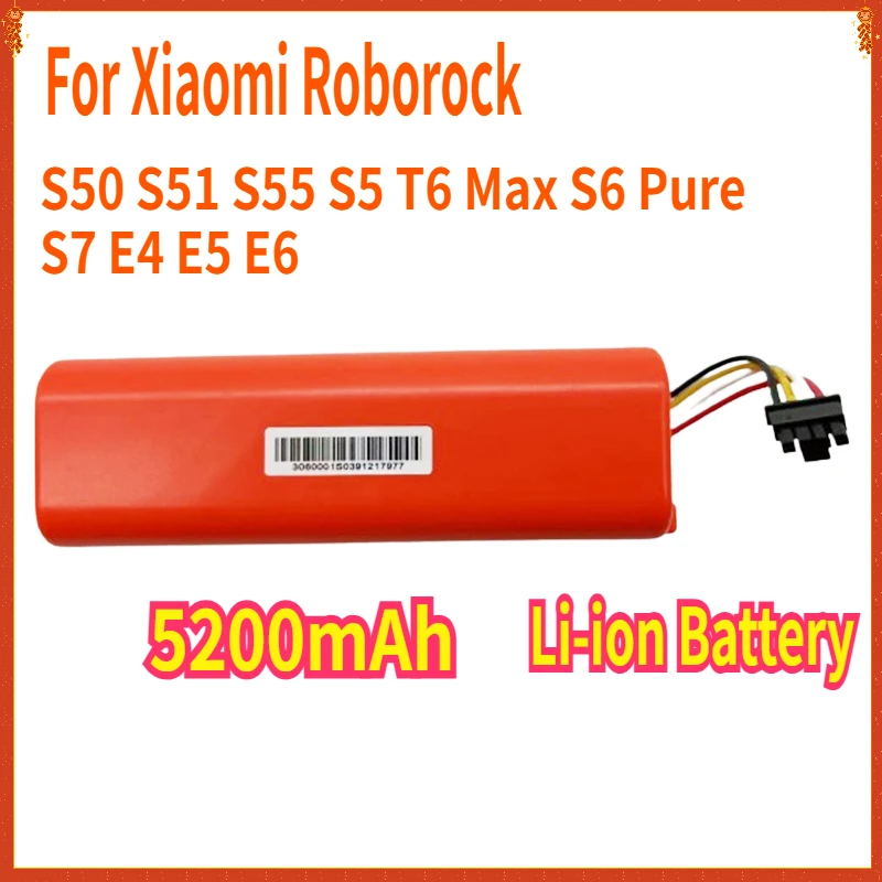 Аккумулятор Xiaomi Roborock S50 S51 S55 S5 T6 Max S6 Pure S7 E4 E5 E6, обзор, отзывы, характеристики, купить