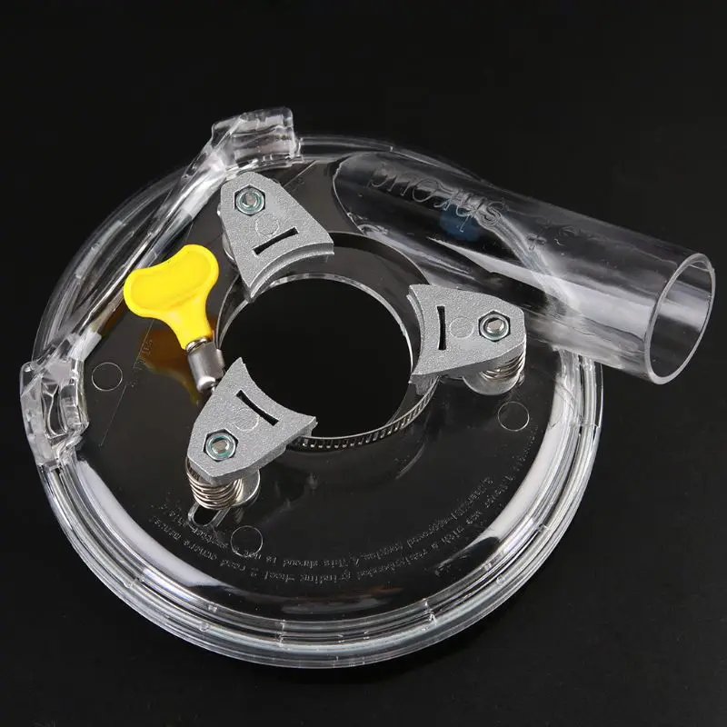 clear cutting dust shroud easy installation dust grinding cover for 3 4 5 saw blades hand angle grinder dropshipping Dust Dry Grinding Dust Cover for Angle Hand Grinder Clear 4