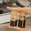 20/25/30ml Mini Glass Bottle For Coffee Concentrate Milk Juice Leakproof Bottle With Lid Mason Jar Portable Empty Jar 2