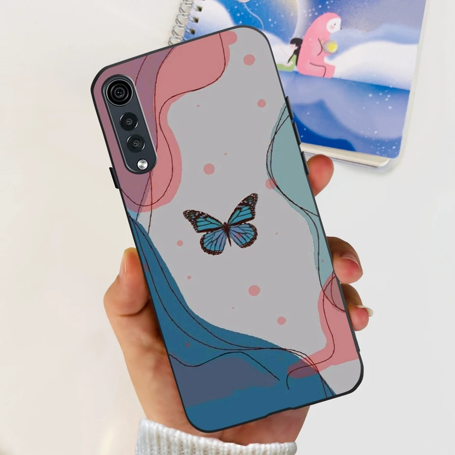 Stylish Painted Silicone Soft Phone Case - 6.8'' Bumper Cover, Compatible with LG Velvet 5G