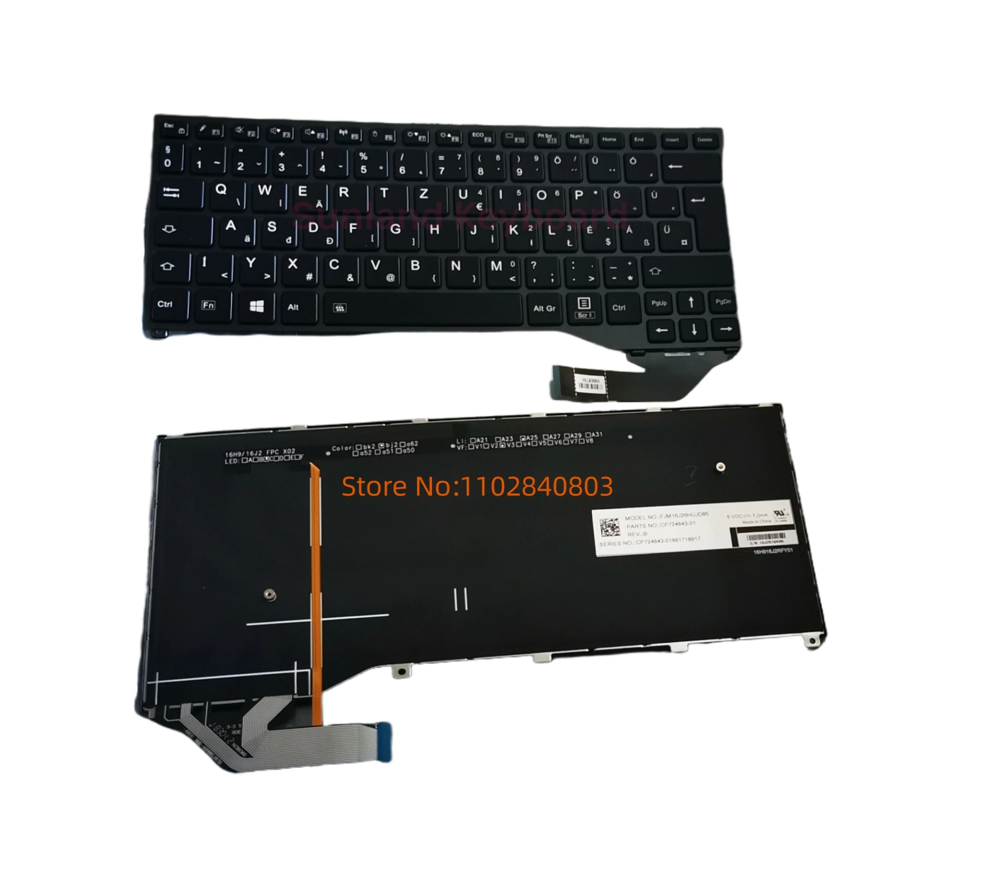 Laptop keyboard Backlit Keyboard for Fujitsu Lifebook P727 P728 U729X U727 U728 U729 Laptop Notebook US UK Hungary Italy German Portugal