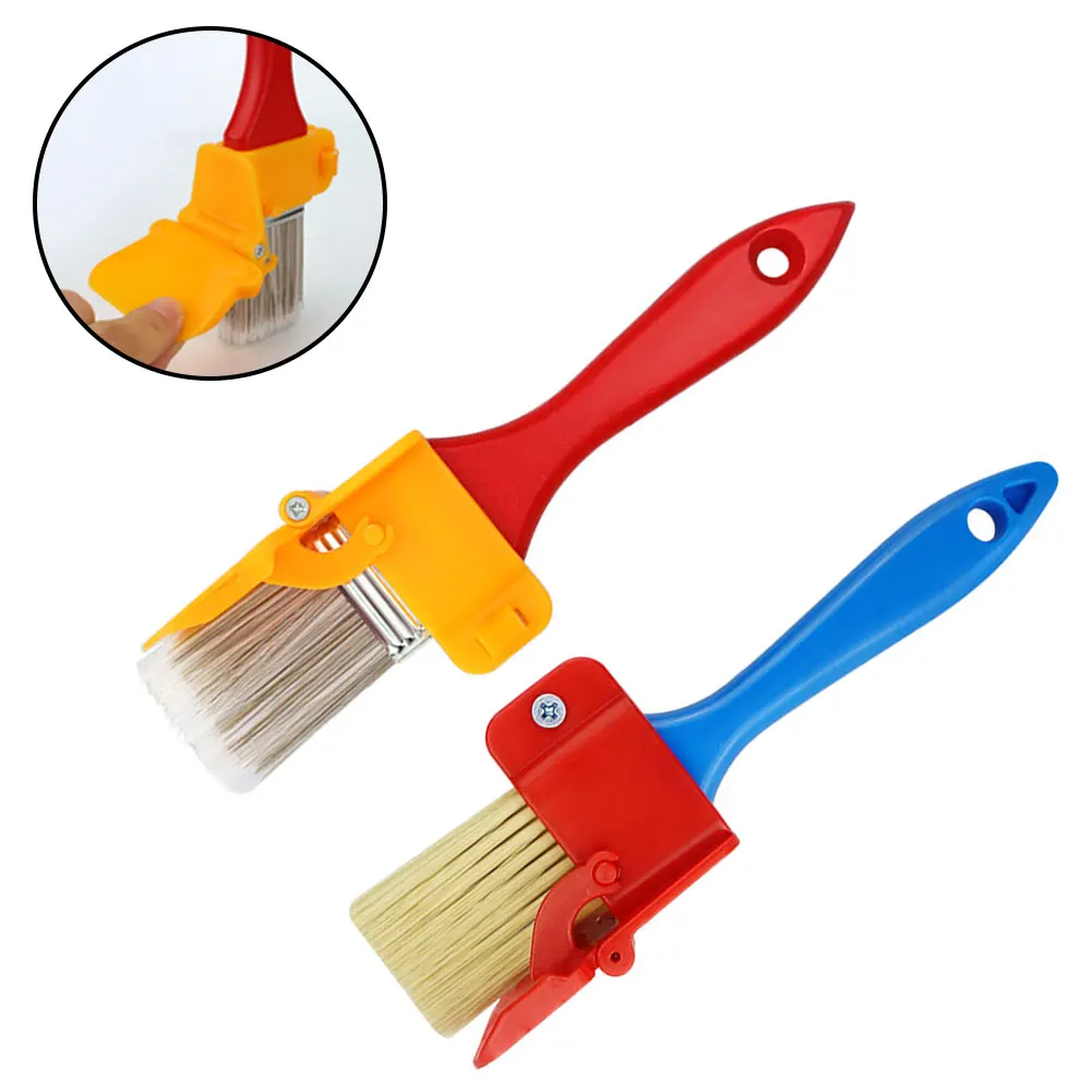 1set Profesional Edger Paint Brush Edger Brush Tool W/Hook Multifunctional For Edges And Trim Corner Painting Brush