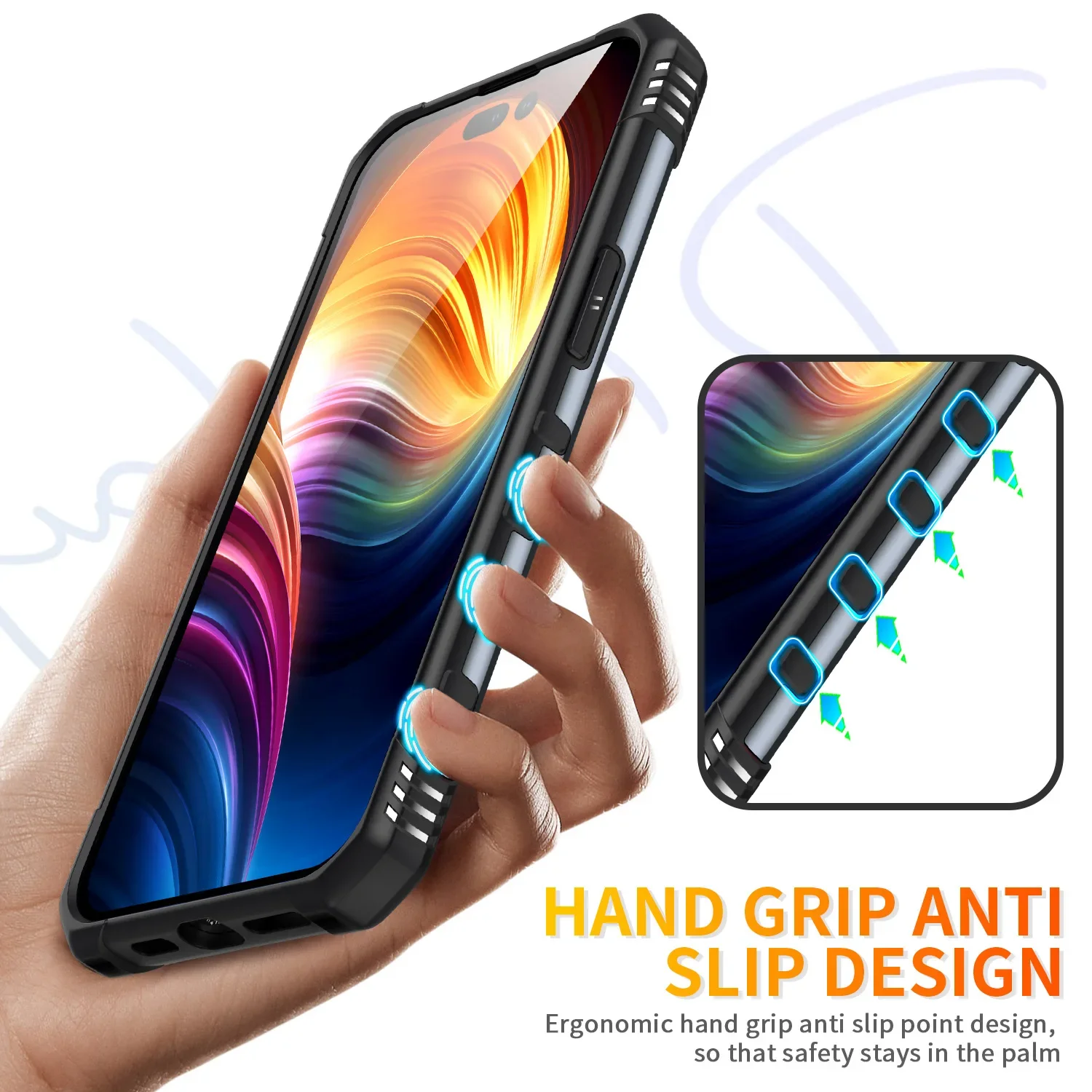 Роскошные армированные противоударные чехлы для телефонов Samsung 2 в 1 ...