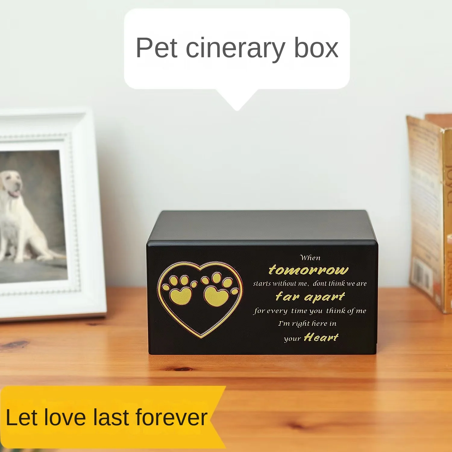 

Урна для домашних животных, шкатулка из массива дерева для памятной гибели кошек и собак, герметичная влагостойкая похоронная коробка, защитная коробка мисс