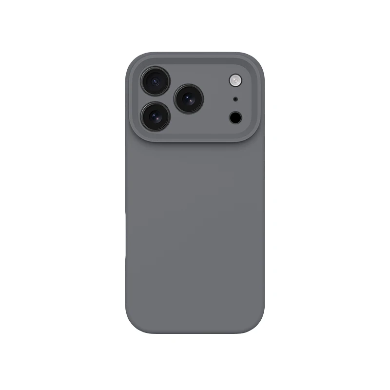 Official Liquid Silicone Shockproof Matte Soft Phone Case with Enhanced Camera Protection